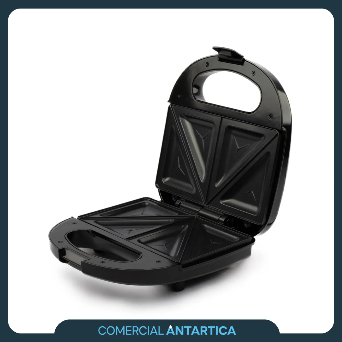 Sandwichera Eléctrica Grill 750W – Placas Antiadherentes para Sándwiches, Wafles y Paninis