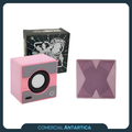 Parlante Mini Bluetooth 5.0 Portátil Rosa – Recargable USB para Exteriores y Viajes
