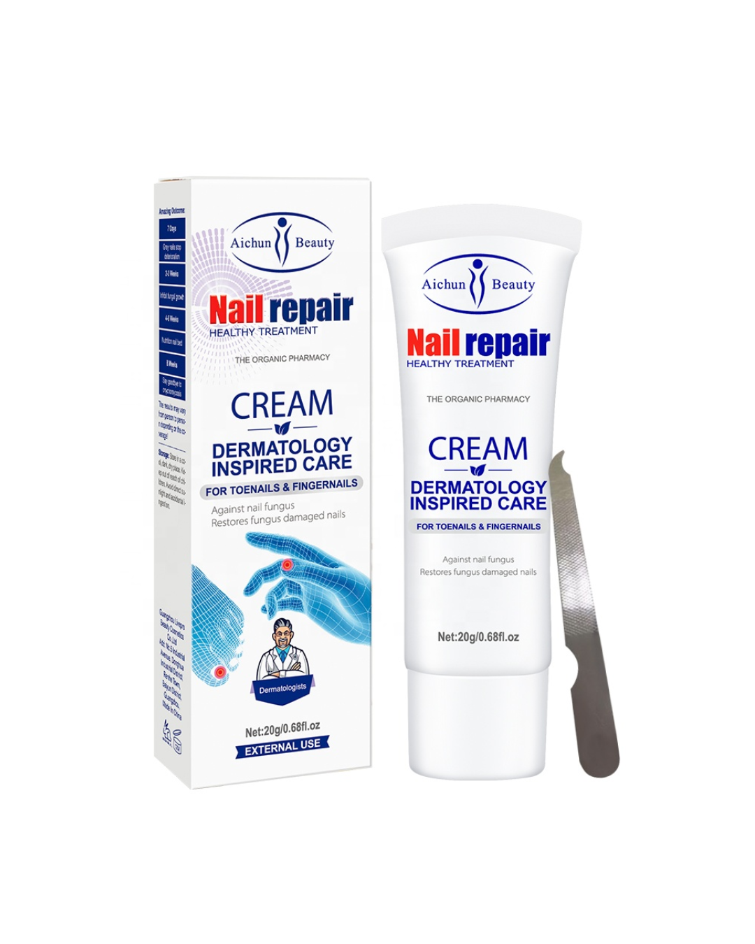 Crema Reparadora de Uñas Antihongo – Tratamiento Regenerador para Uñas Dañadas