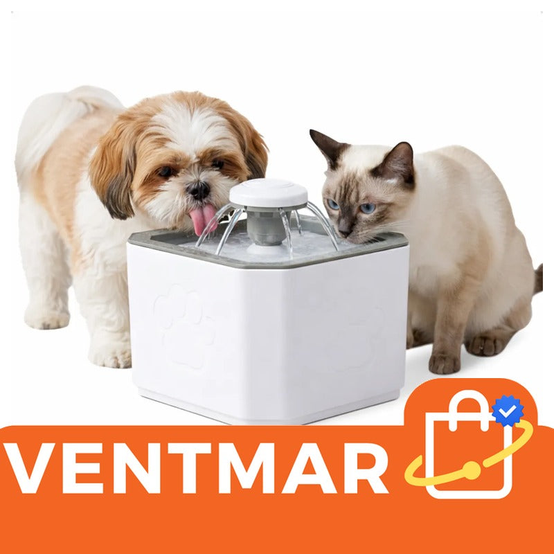 Dispenser de Agua Automático para Mascotas – Bebedero con Reservorio para Perros y Gatos