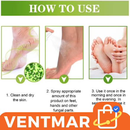 Spray Antibacterial para Pies – Elimina Bacterias, Hongos y Mal Olor con Acción Rápida